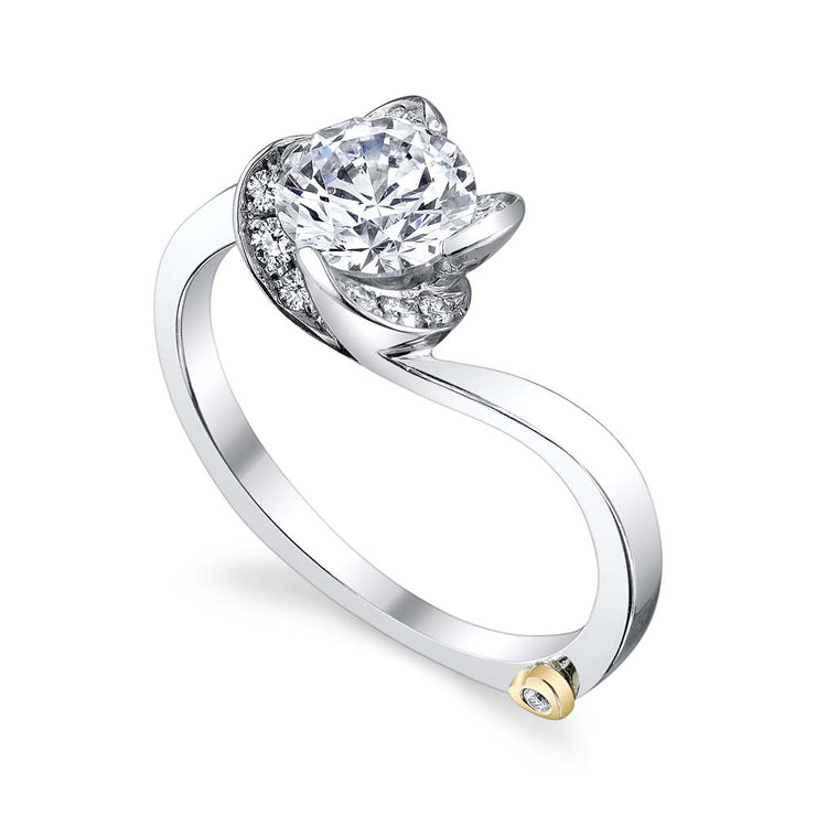 White Gold | Rose-engagement-ring