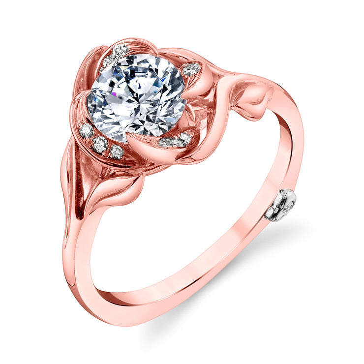 Rose Gold | Rosebud-engagement-ring