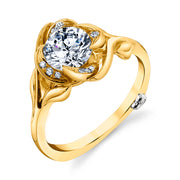 Yellow Gold | Rosebud-engagement-ring