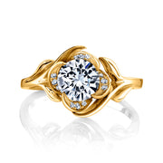 Yellow Gold | Rosebud-engagement-ring