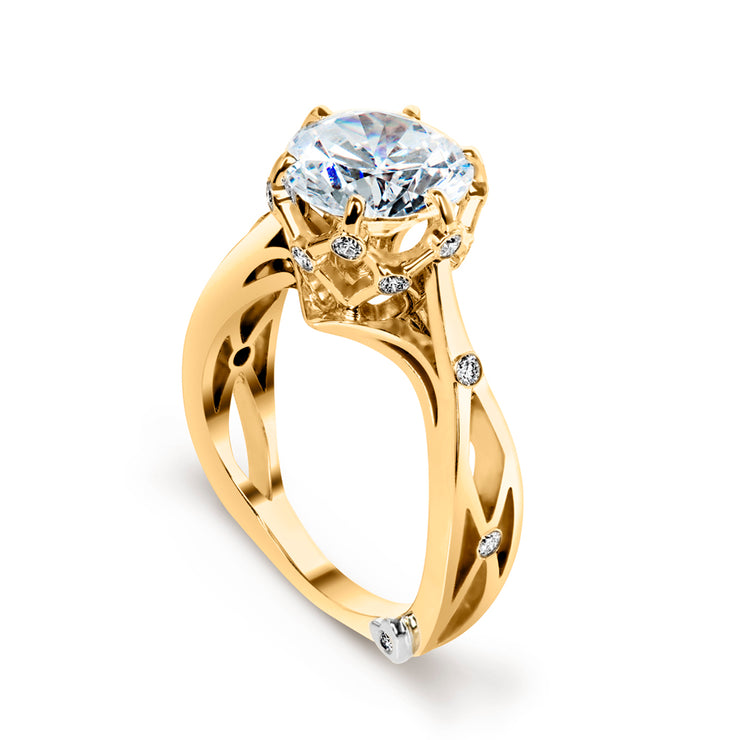 Yellow Gold | Sacred-engagement-ring