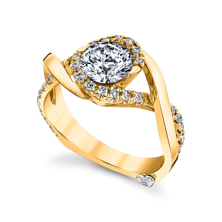 Yellow Gold | Scintillate-engagement-ring