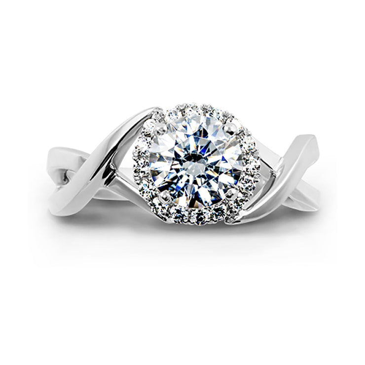 White Gold | Aura-engagement-ring