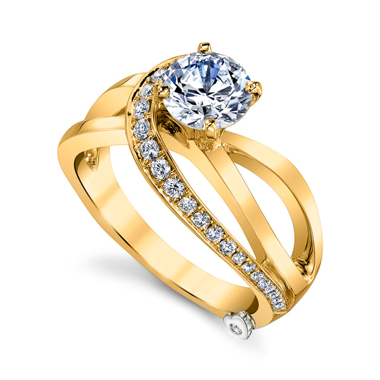 Yellow Gold | Tranquil-engagement-ring