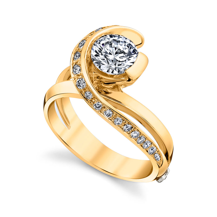 Yellow Gold | Vision-engagement-ring