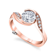 Rose Gold | Whirlwind-engagement-ring