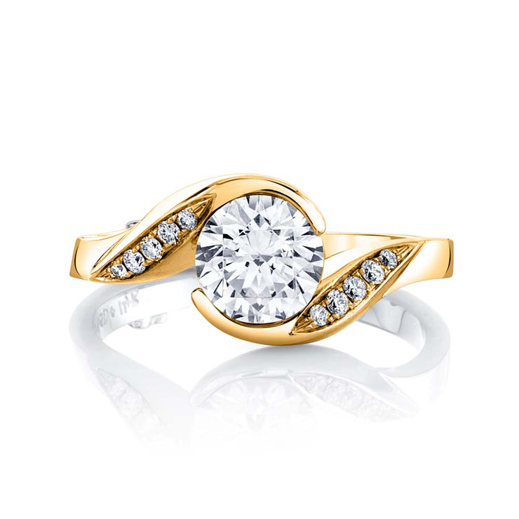 Yellow Gold | Whirlwind-engagement-ring